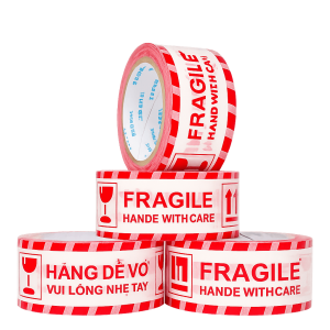 băng keo hàng dễ vỡ màu hồng