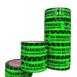 băng keo hàng dễ vỡ màu xanh